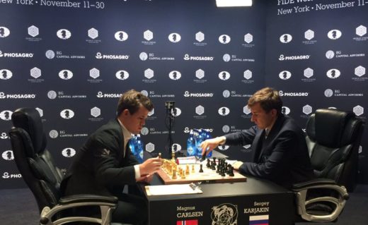 По телевизору каждый день показывают сводки шахматных баталий, которые в конце ноября 2016 года развернулись между гроссмейстерами России и Норвегии за обладание шахматной короны
